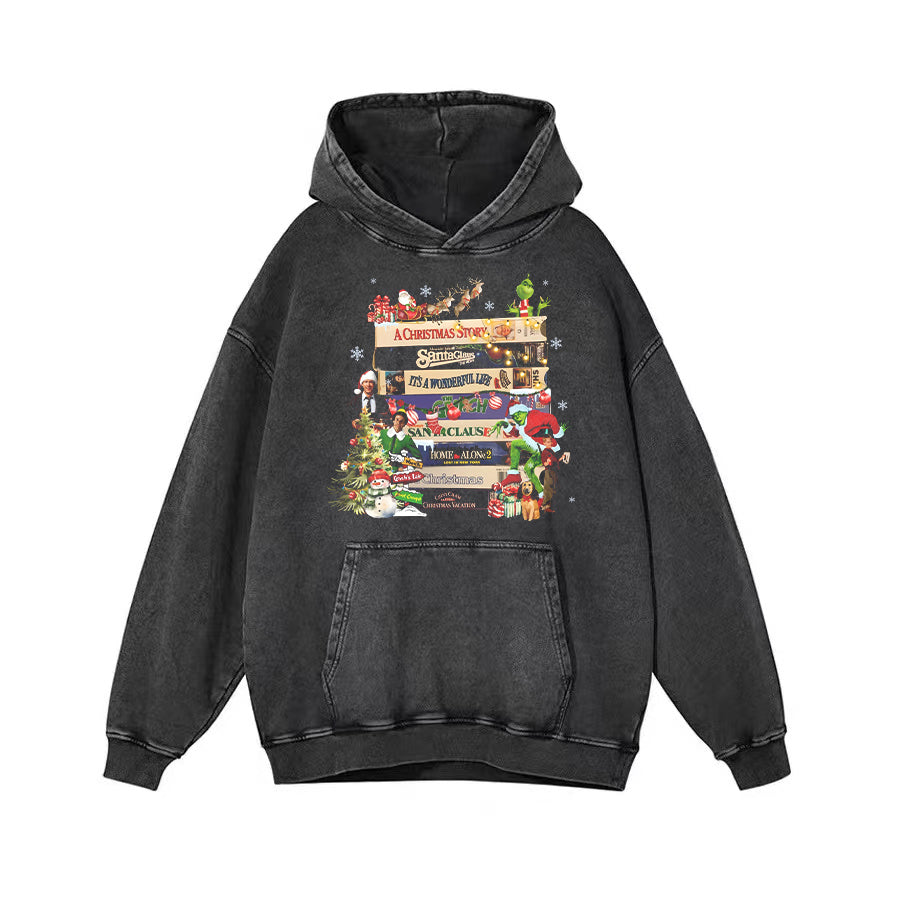 Vintage Christmas VHS Hoodie - heygraff