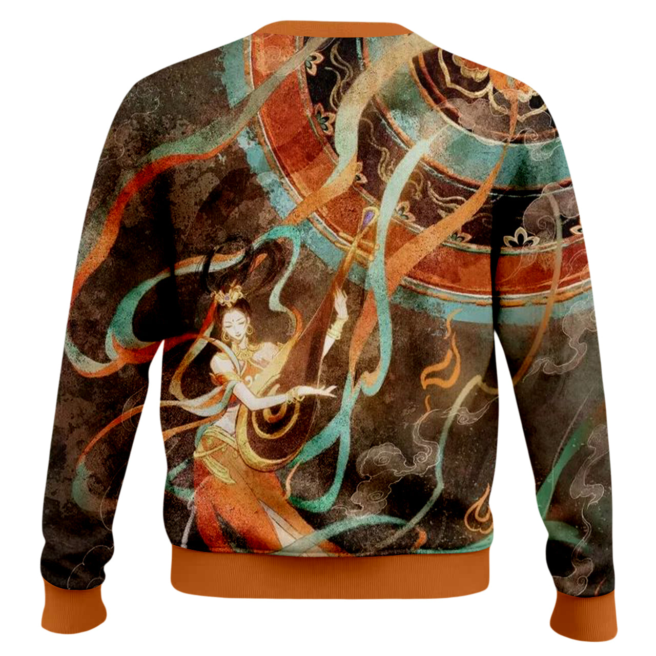 Dunhuang Art Print Crewneck Sweater