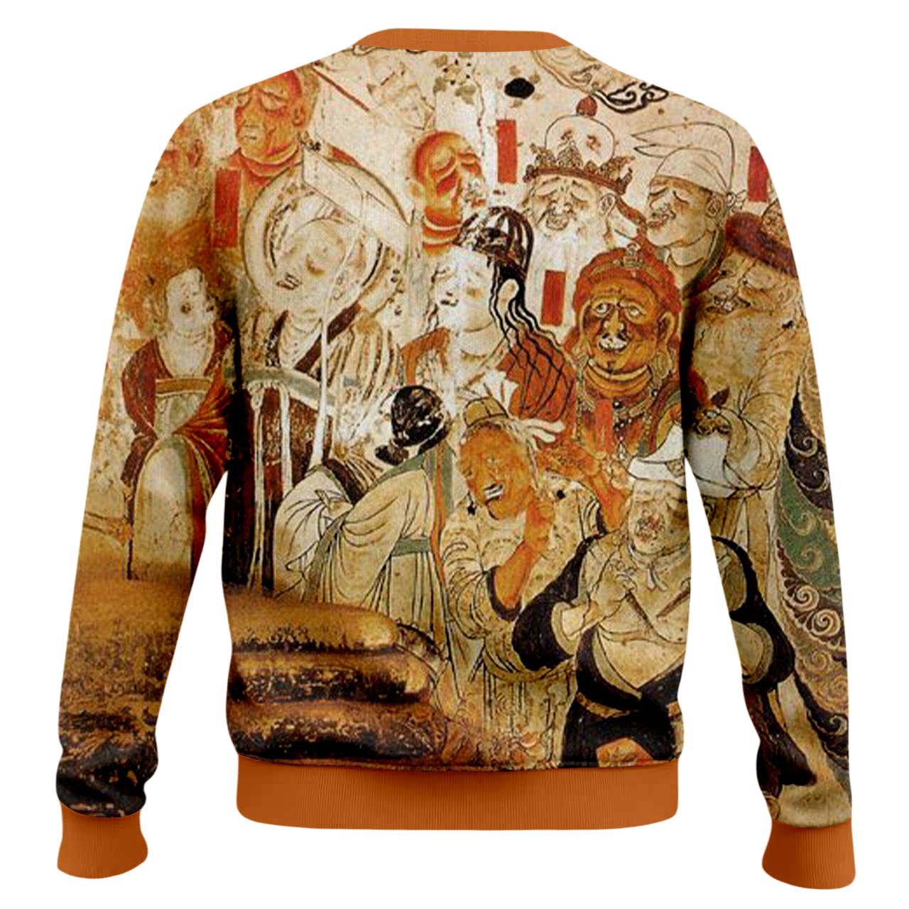 Dunhuang Art Print Crewneck Sweater