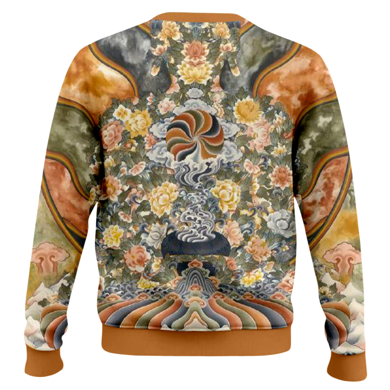 Dunhuang Art Print Crewneck Sweater