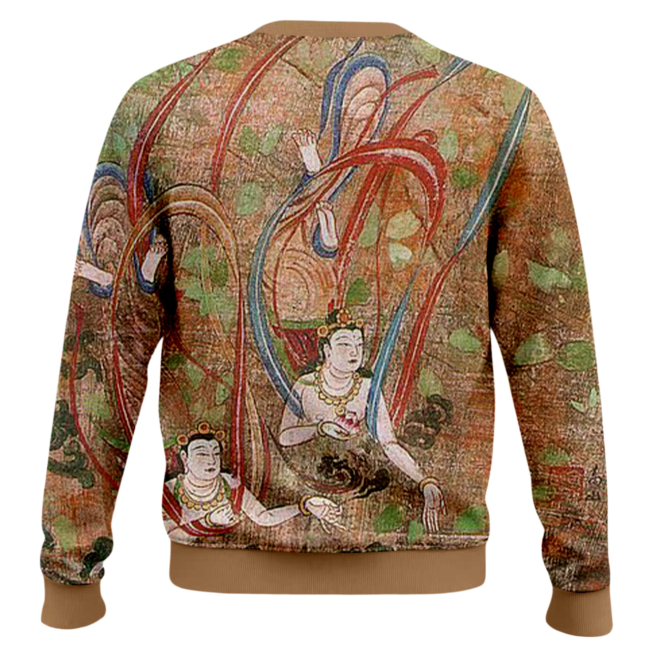 Dunhuang Art Print Crewneck Sweater