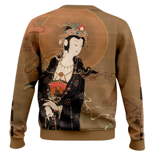 Dunhuang Art Print Long Sleeve Sweater