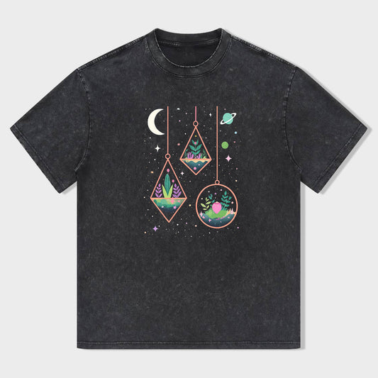 Geometric Dream Catcher Design Men's Graphic T-Shirt