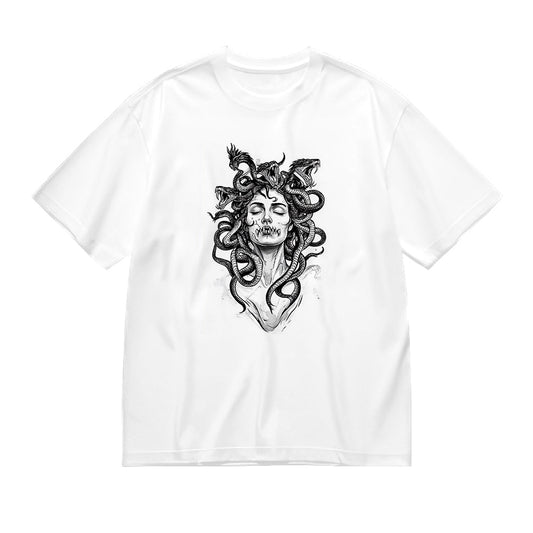 Medusa Mythology Graphic Design Men's Fashion T-Shirt