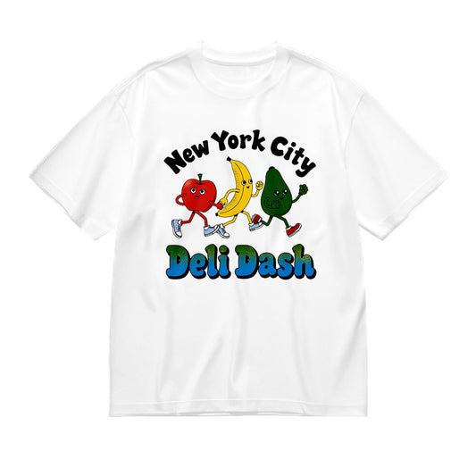 New York City Deli Dash Funny Fruit Runners T-Shirt
