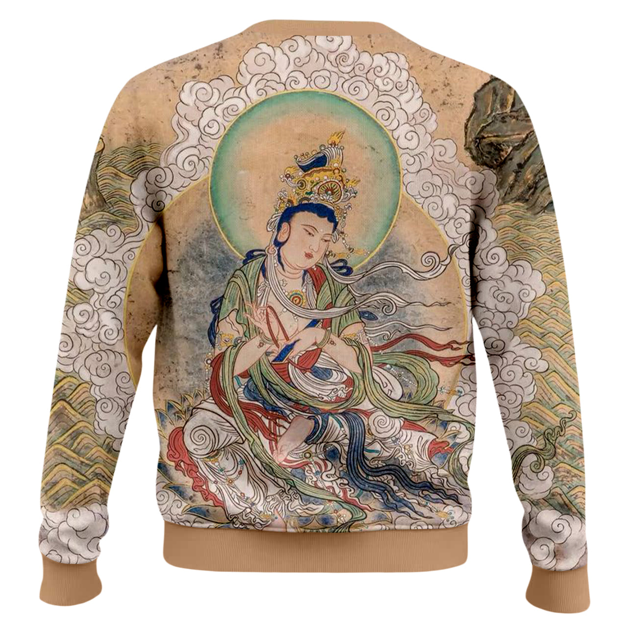 Dunhuang Art Print Crewneck Sweater