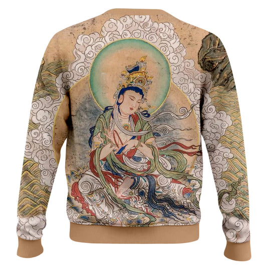 Dunhuang Art Print Crewneck Sweater
