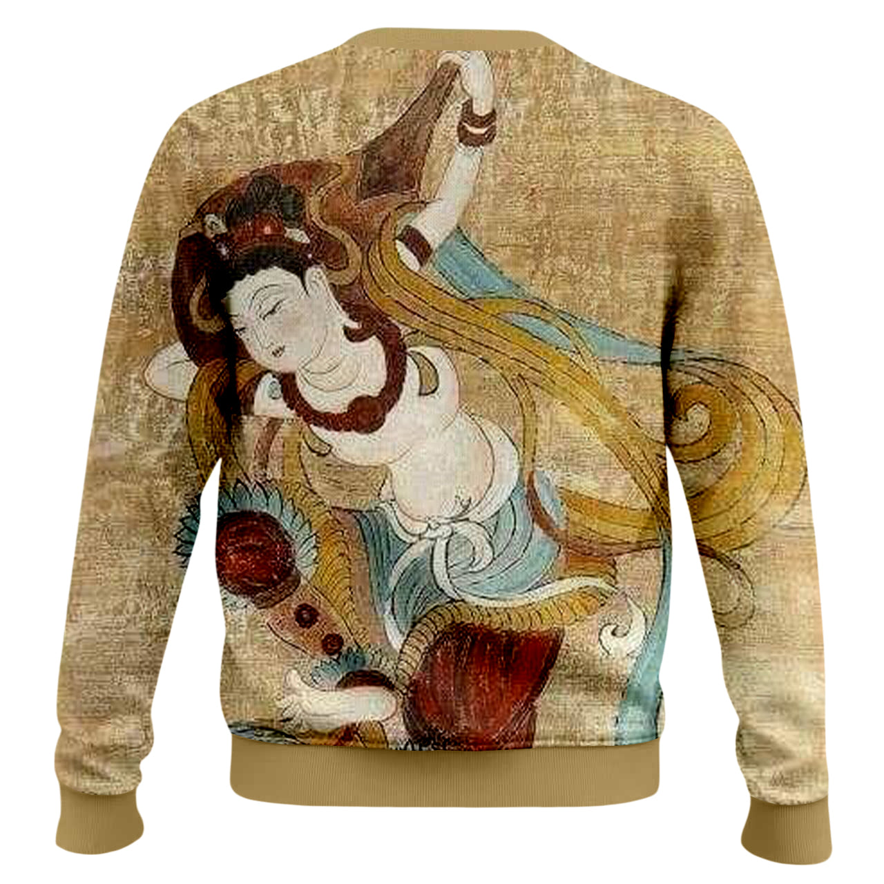 Vintage Dunhuang Art Print Sweater