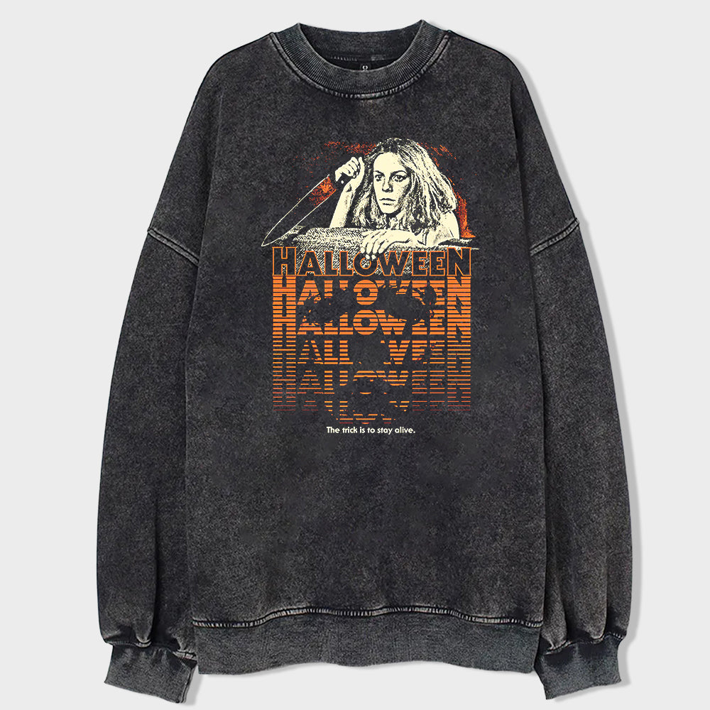 Mike's Night Acid Wash Sweatshirt - heygraff