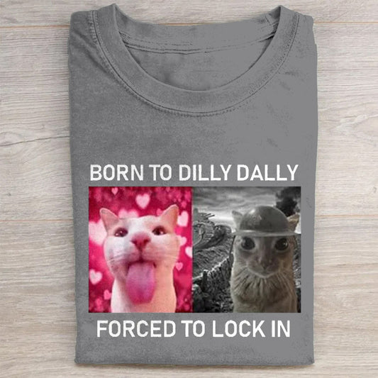 Born To Dilly Dally Washed T-Shirt