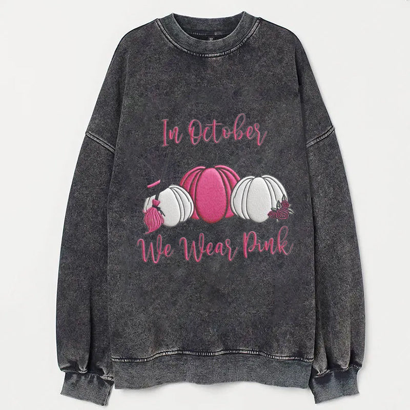 Pink Pumpkins 'In October We Wear Pink' Graphic Tee