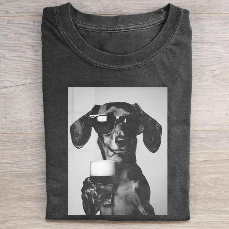 Vintage Funny Dachshund T-shirt