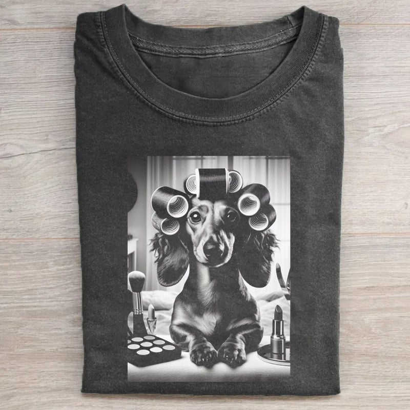 Vintage Funny Dachshund T-shirt