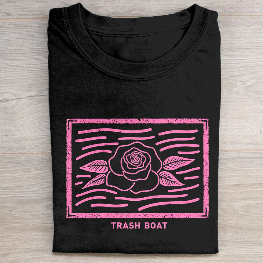 Trash Boat Rose Graphic T-Shirt