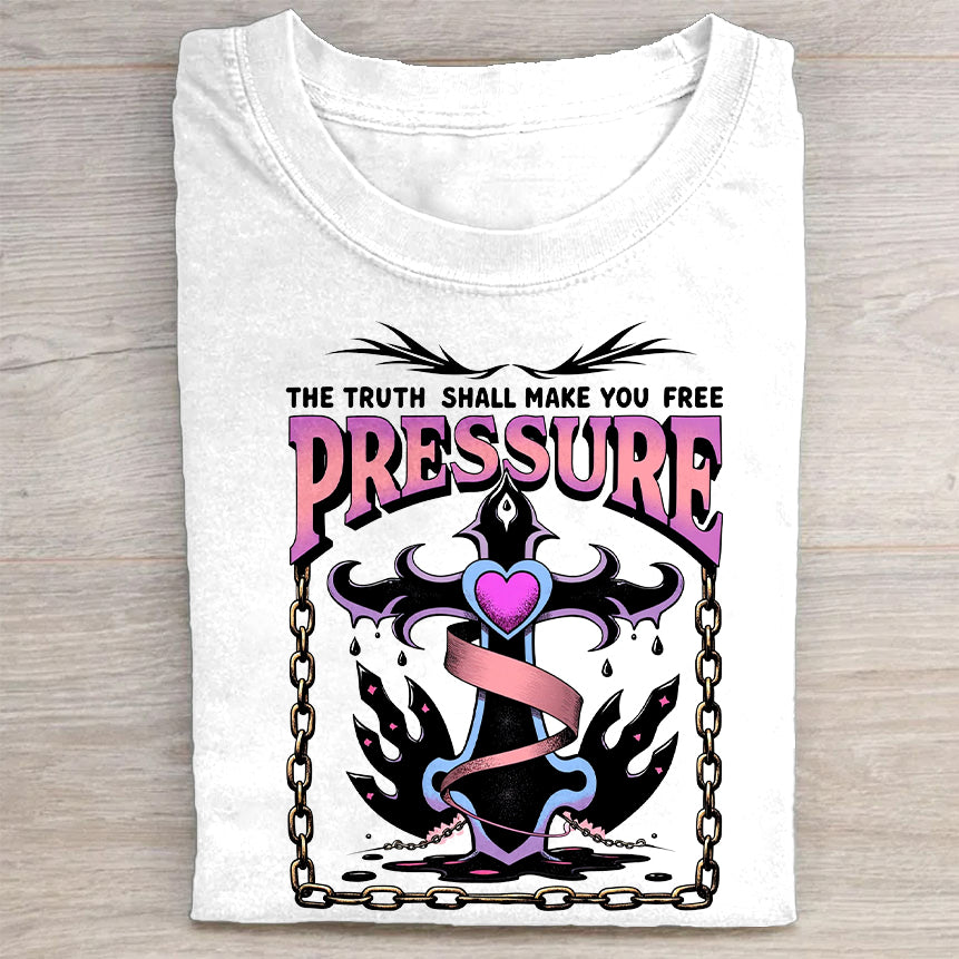 Truth Shall Make You Free Pressure Graphic T-Shirt