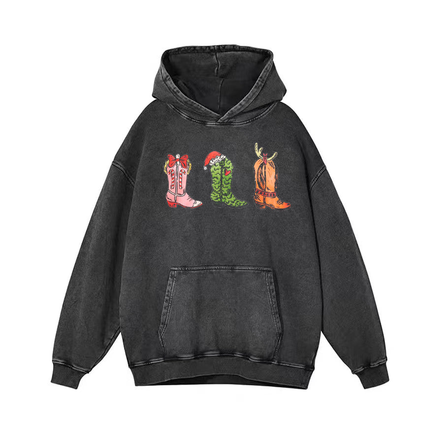 Cowgirl Christmas Hoodie - heygraff