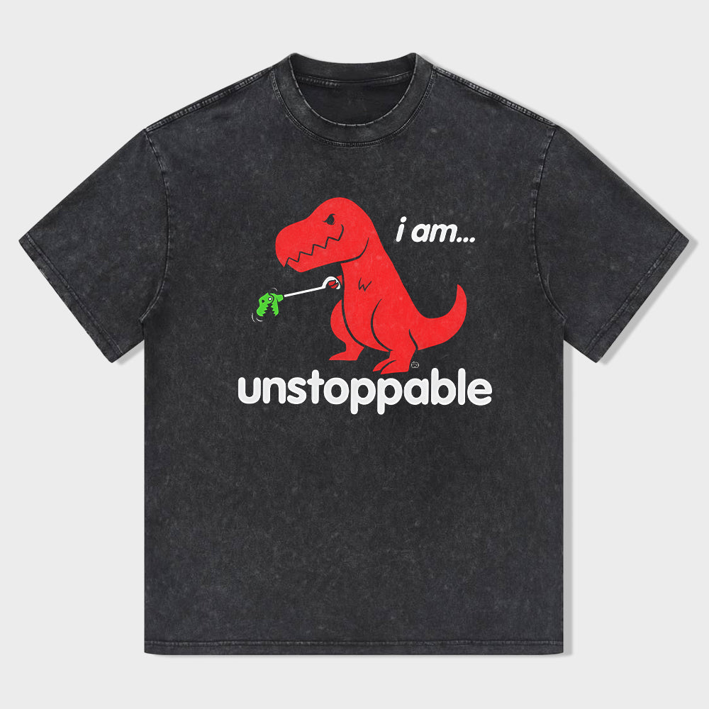 T Rex Unstoppable Funny T-shirt