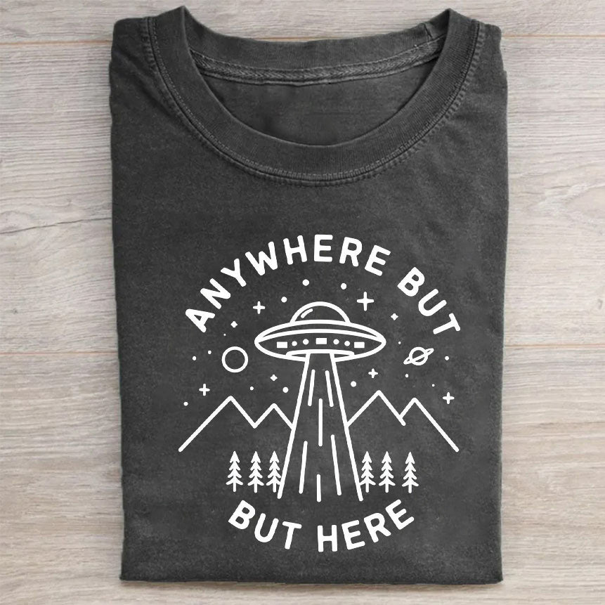 Anywhere But Here UFO Graphic T-Shirt