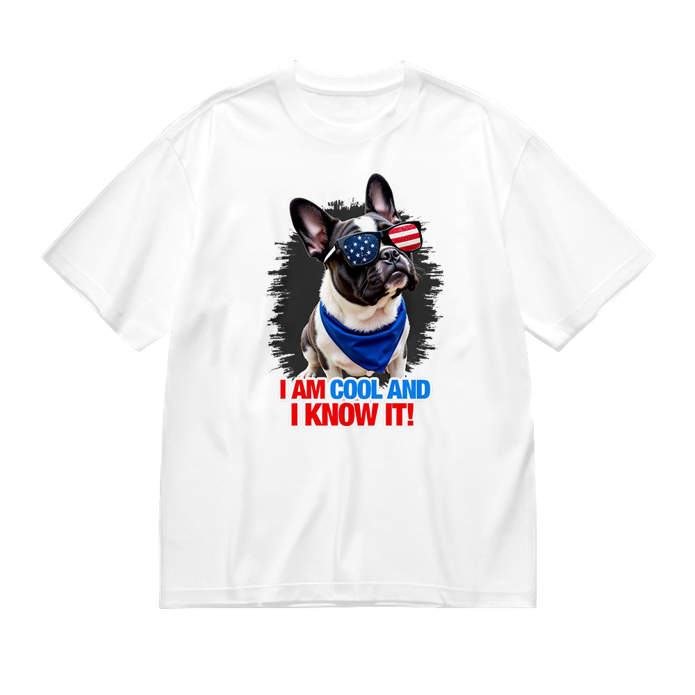 Cool French Bulldog Graphic T-Shirt