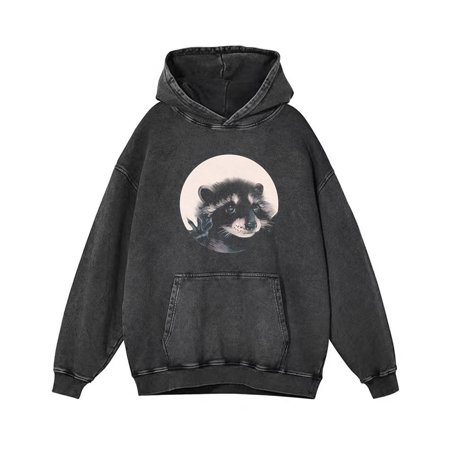 Funny Raccoon Vintage Washed T-shirt