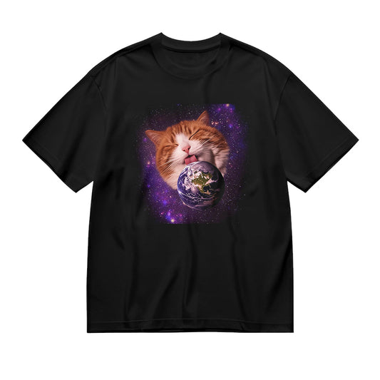Galaxy Cat Graphic T-Shirt