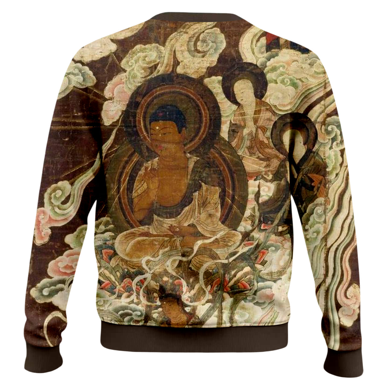 Dunhuang Art Print Crewneck Sweater