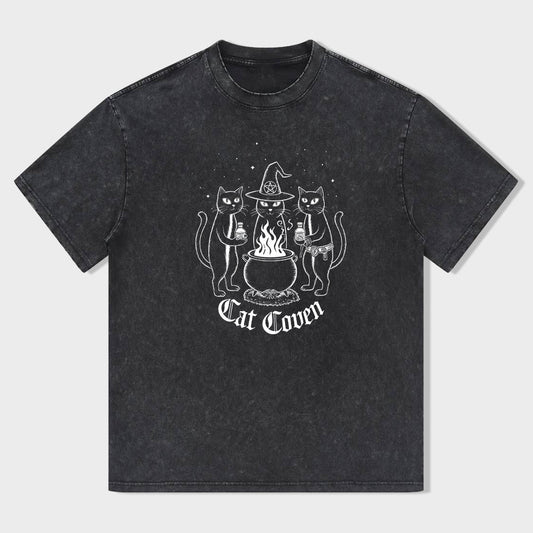 Cat Coven Graphic T-Shirt