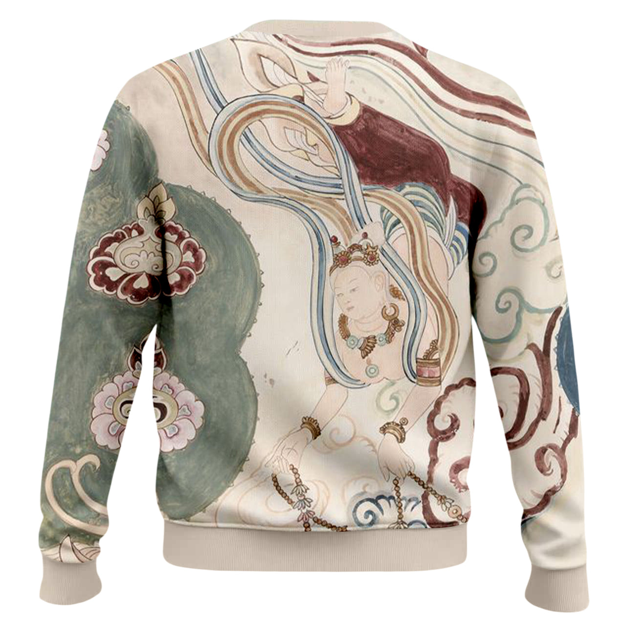 Dunhuang Art Print Crewneck Sweater