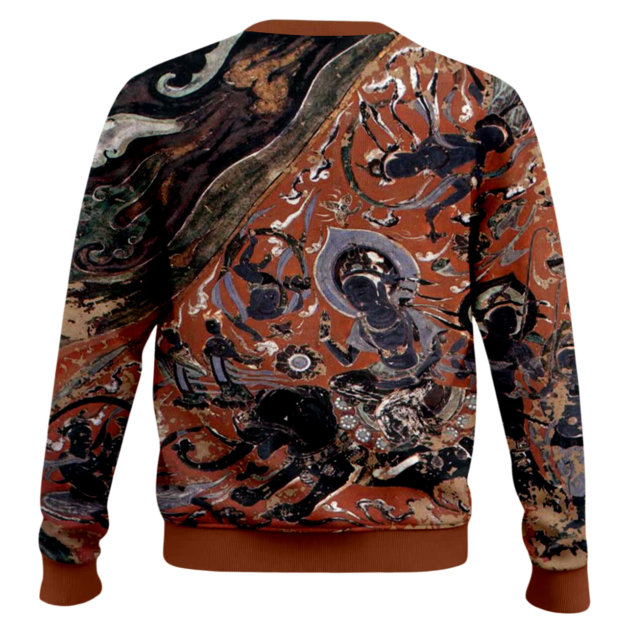 Dunhuang Art Print Crewneck Sweater