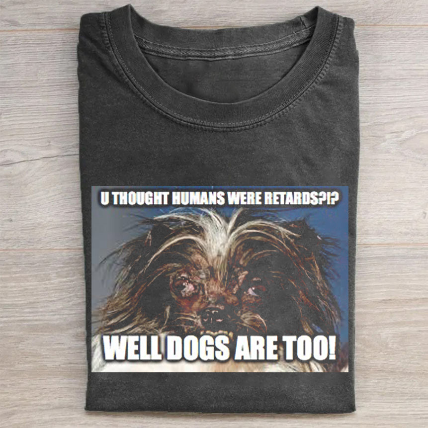 Vintage Funy Dog Unisex T-shirt