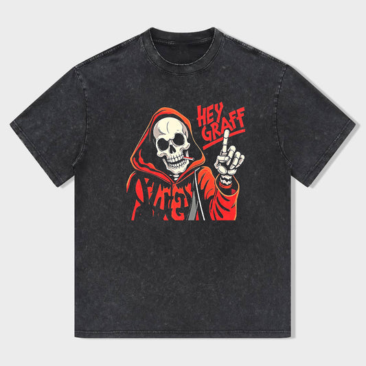 Heygraff Creativity Acid Wash T-Shirt