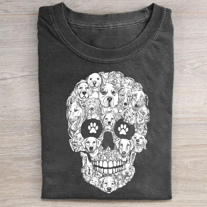 Men's Graphic T-Shirt - Skull Design Tee