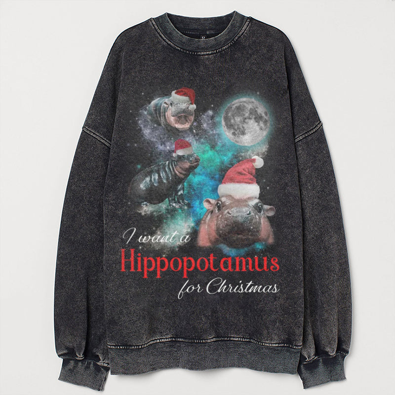 Three Raccoons Vintage Christmas Sweatshirt - heygraff