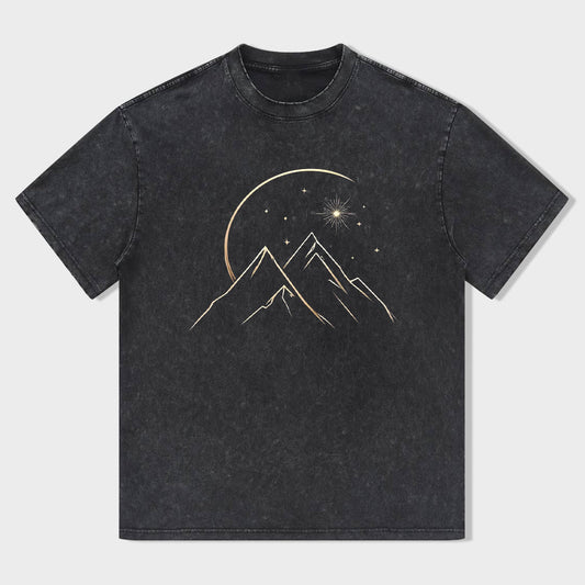 Mountain Moon Graphic T-Shirt