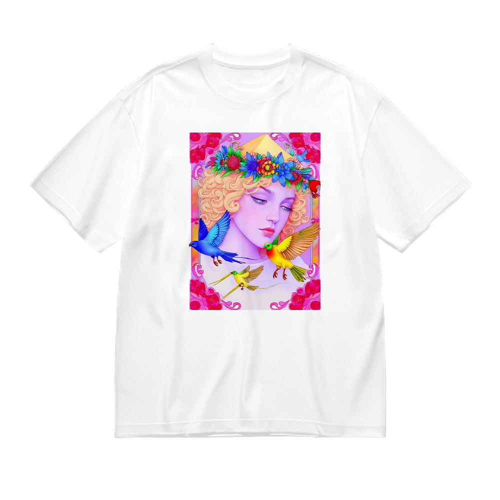 Colorful Floral Design T-Shirt
