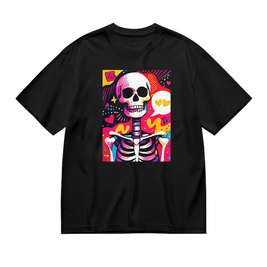 Colorful Skeleton Graphic T-Shirt