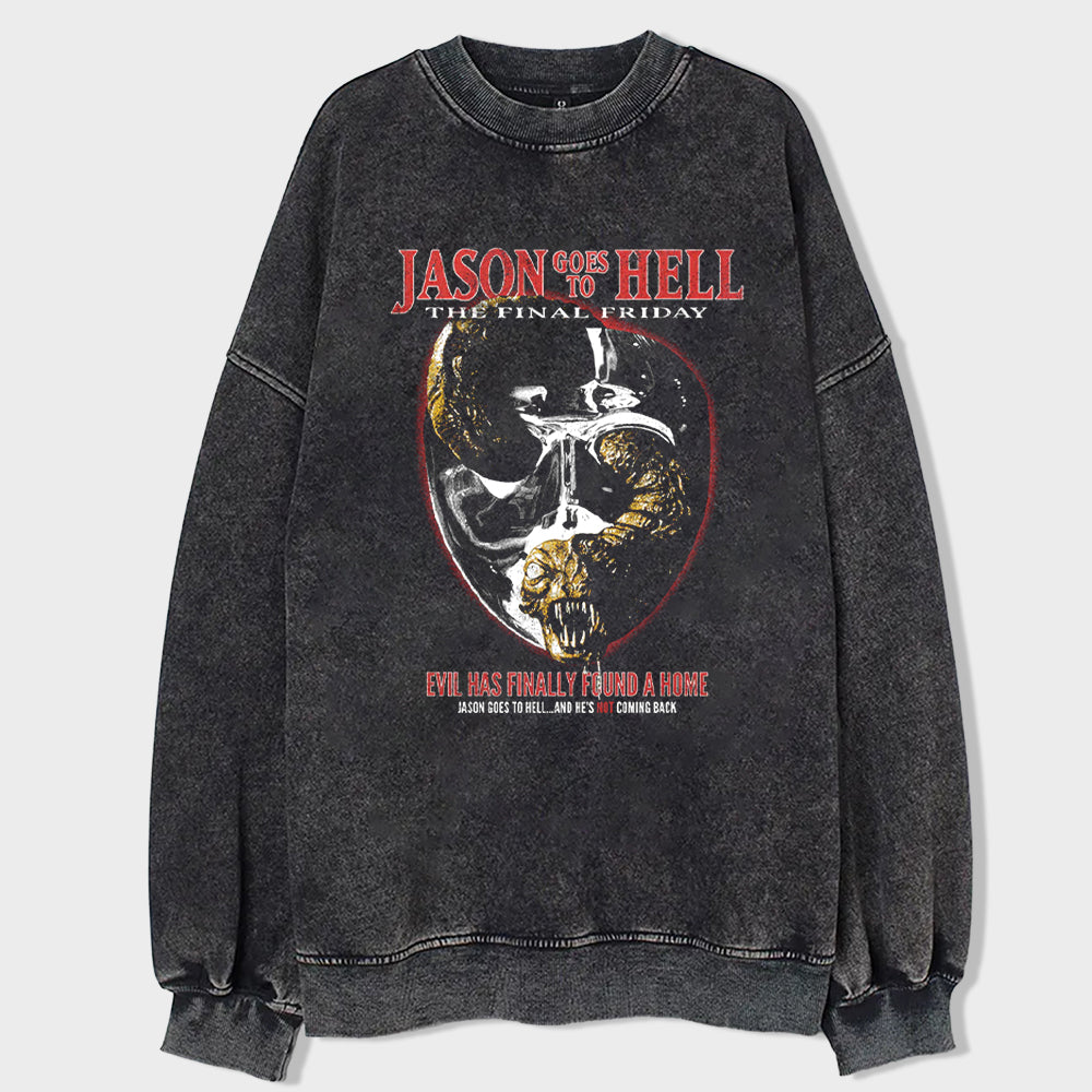 Wicked Lair Acid Wash Sweatshirt - heygraff