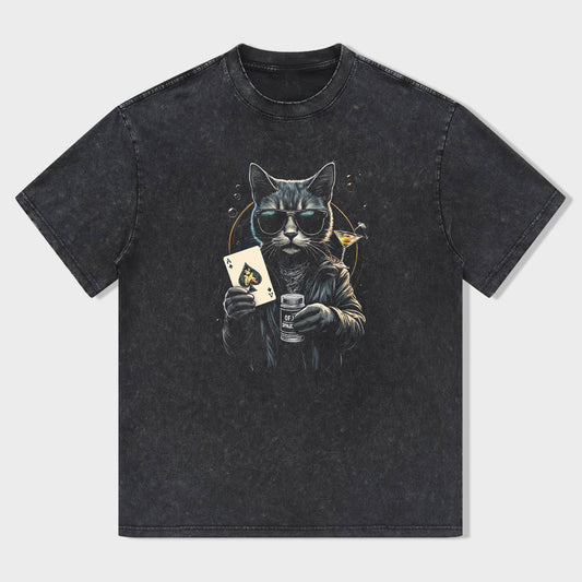 Cool Cat Graphic T-Shirt