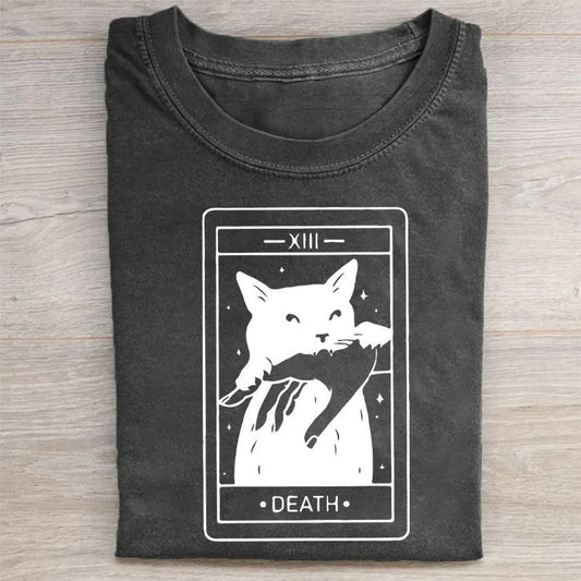 Tarot Card Black Cat T-shirt