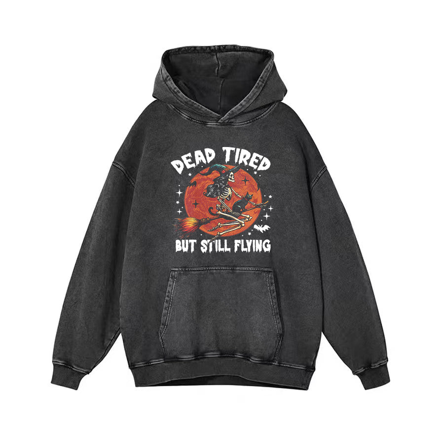 Dead Tired But Still Flying Halloween Shirt