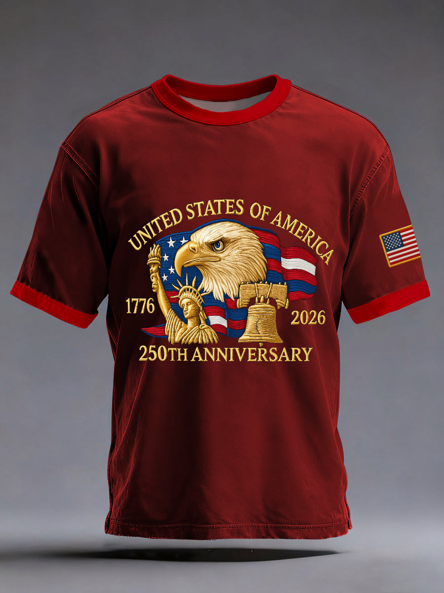 250th Anniversary Print T-Shirt For Men
