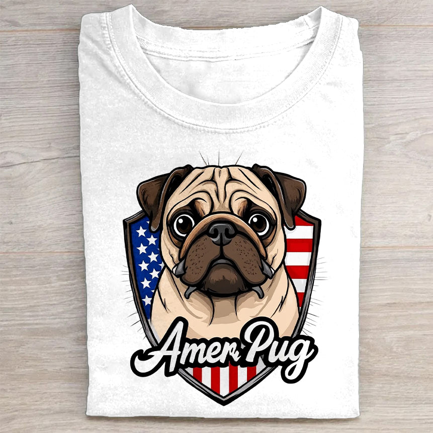 American Pug Graphic T-Shirt