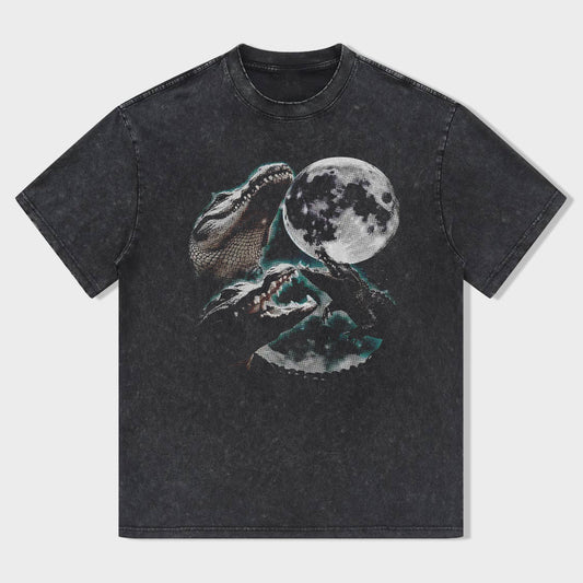 Three Alligator Moon T-shirt