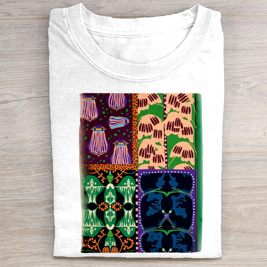 Colorful Pattern Graphic T-Shirt