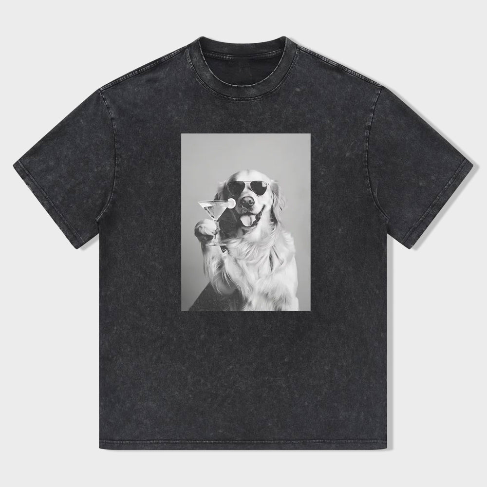 Vintage Funny Golden Retriever T-shirt