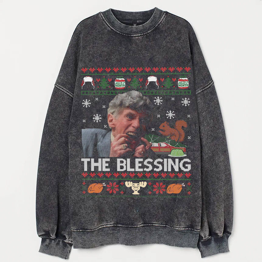 The Blessing Ugly Sweatshirt - heygraff