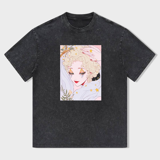 Anime Character Print Women's Fashion Casual T-Shirt