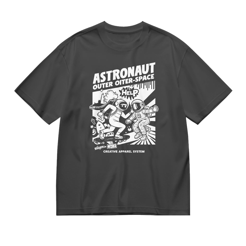 Astronaut Outer Outer-Space Graphic T-Shirt
