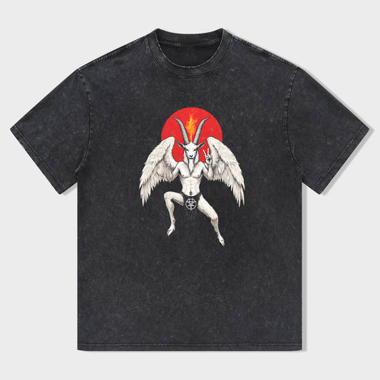 Angel Demon Wings T-Shirt with Unique Design for Men Women - Gothic Style Graphic Tee - Comfortable Casual Short Sleeve Top