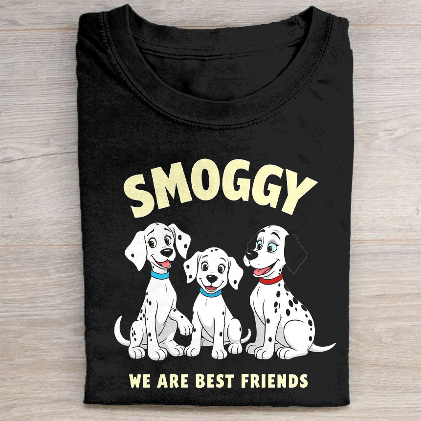 Smoggy Best Friends Dalmatian Dog Lover Gift T-Shirt